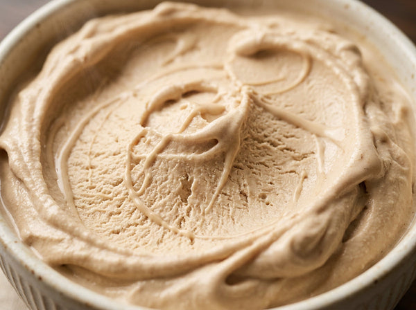 Irish Cream Drizzle Ninja Creami mix-in with Irish cream liqueur and Cookies and Cream.