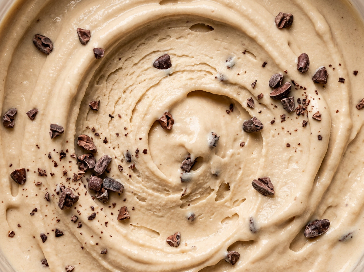 Mint Cacao Crunch Ninja Creami mix-in with crunchy cacao nibs.