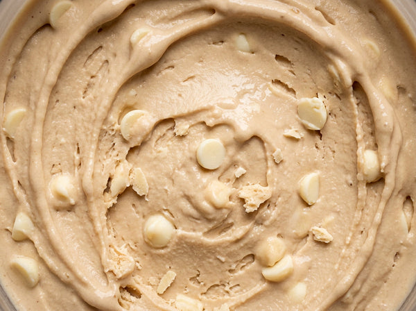 Mint White Chip Swirl Ninja Creami mix-in with white chocolate chips.