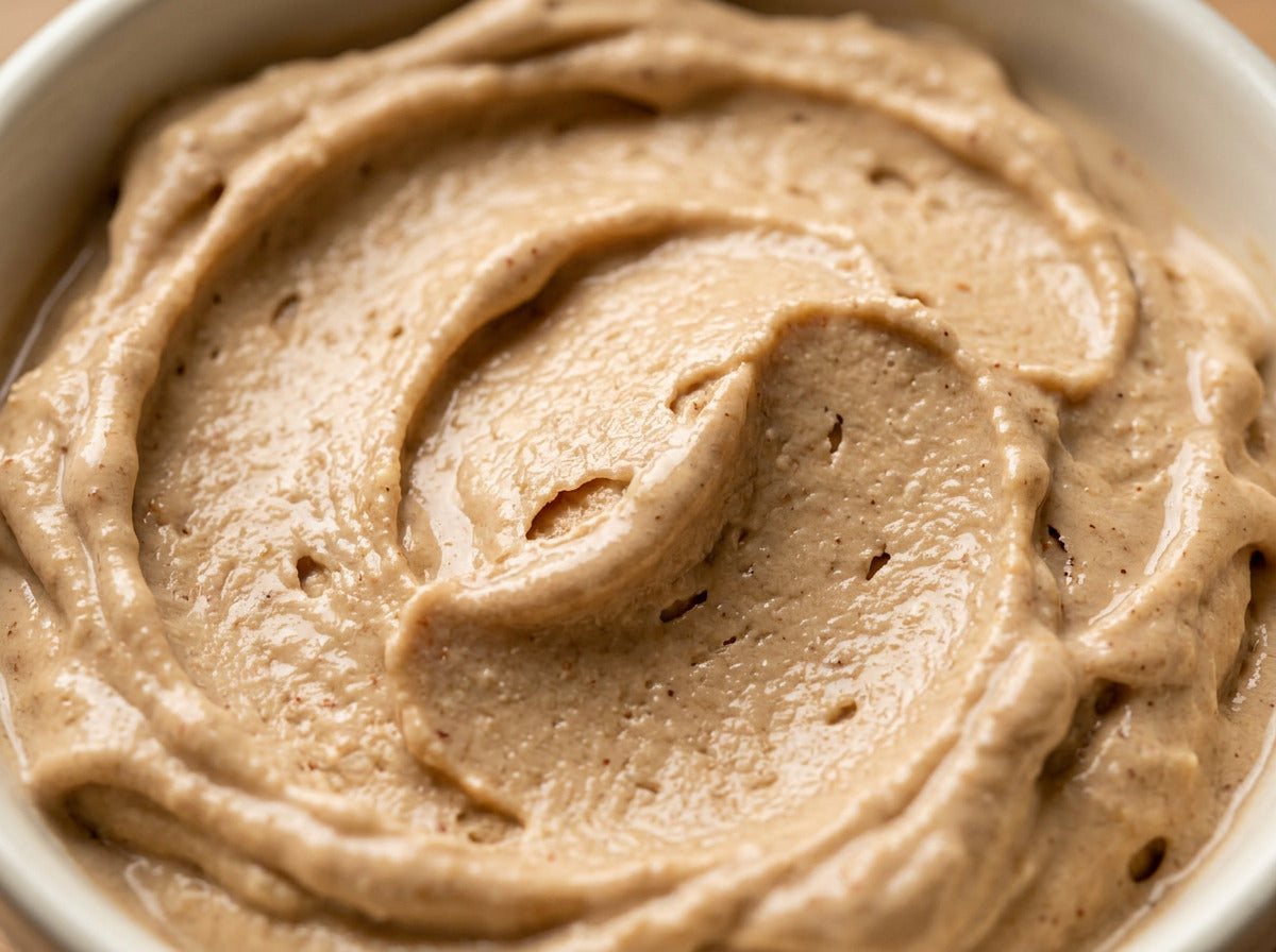 Pumpkin Spice Latte Ninja Creami recipe made with CRUSHS cold brew protein ice cream mix, pumpkin puree, and pumpkin pie spice.