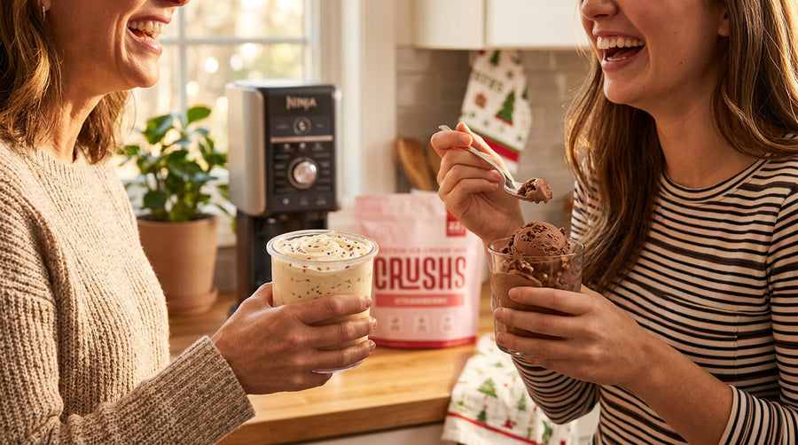The easiest ninja creami recipes for mom start with CRUSHS and one simple base.