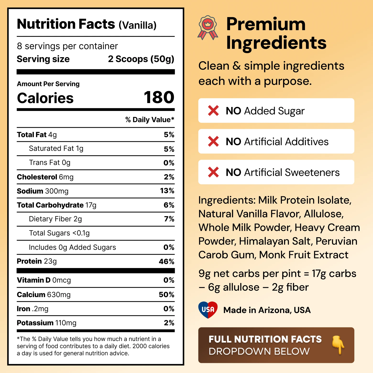 CRUSHS Protein Ice Cream Mix