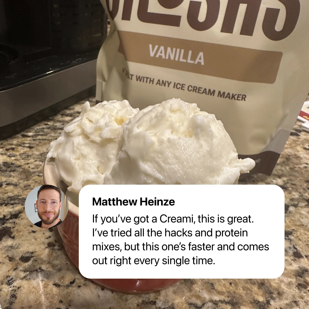 CRUSHS Protein Ice Cream Mix - Main Image