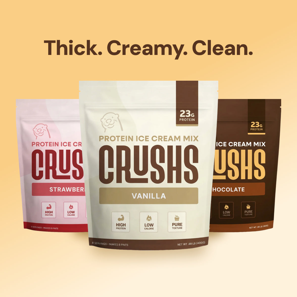 CRUSHS Protein Ice Cream Mix