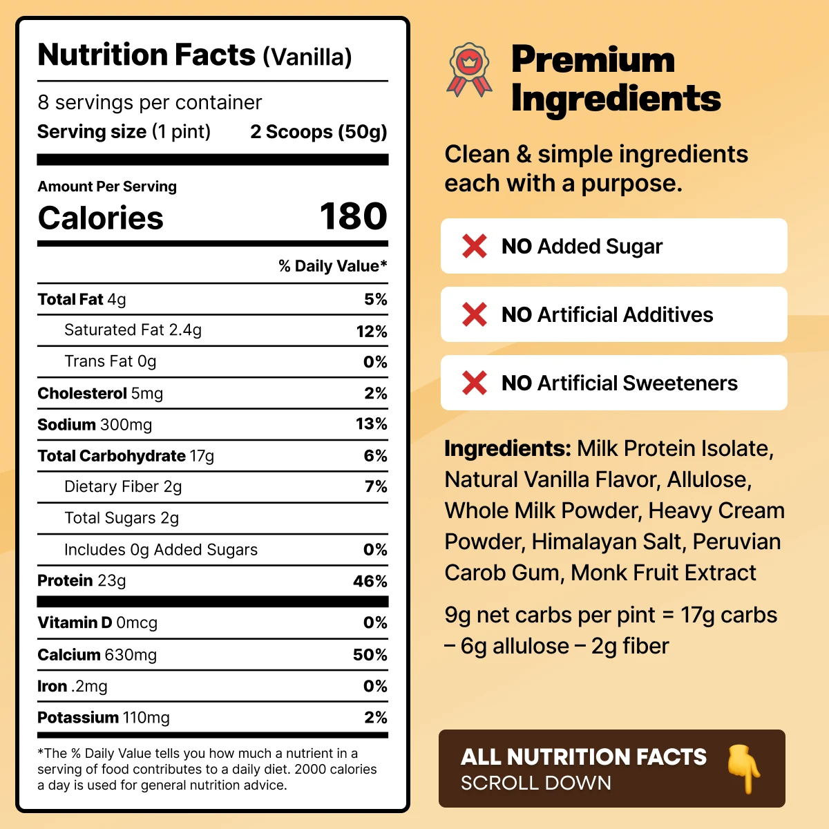 CRUSHS Protein Ice Cream Mix